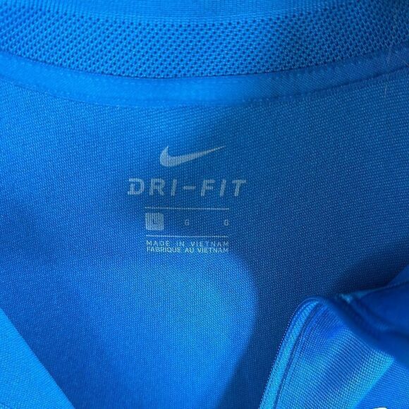 ✨ Royal Blue Nike Dri-Fit Quarter-Zip - Men’s Size Large - Picture 3 of 4